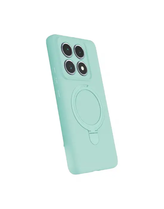 Xiaomi Mi 14t Pro Regal Magsafe Standlı Kapak - Su Yeşili