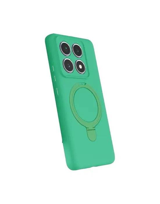 Xiaomi Mi 14t Pro Regal Magsafe Standlı Kapak - Yeşil