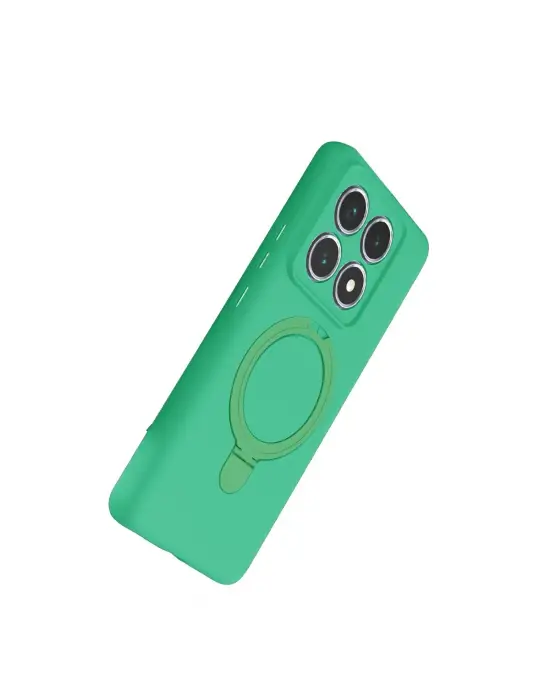 Xiaomi Mi 14t Pro Regal Magsafe Standlı Kapak - Yeşil