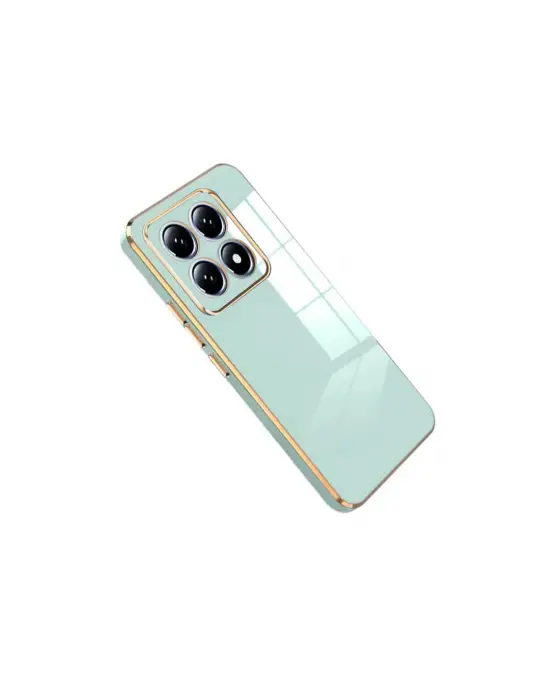Xiaomi Mi 14t Pro Volet Silikon - Açık Yeşil