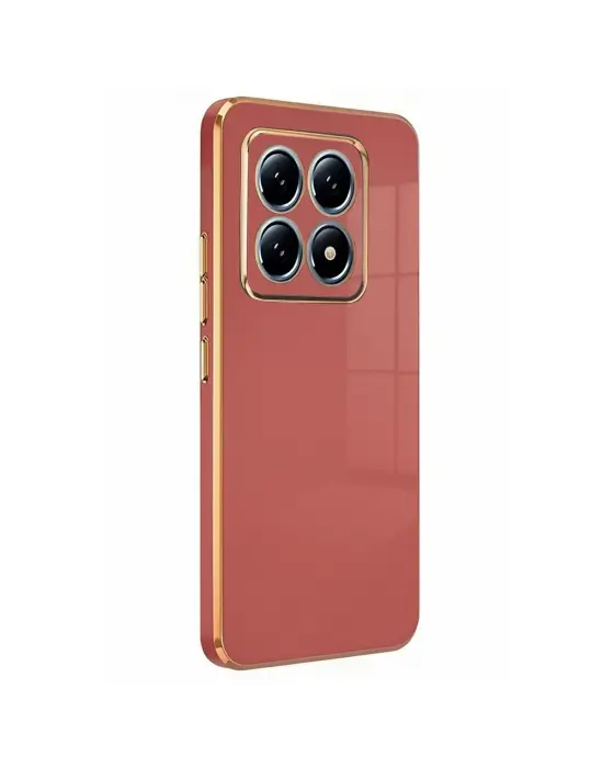 Xiaomi Mi 14t Pro Volet Silikon - Kırmızı