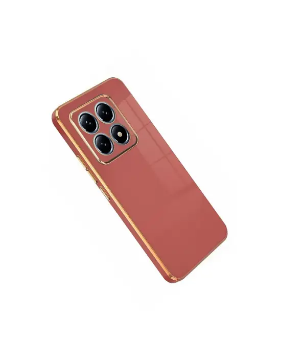 Xiaomi Mi 14t Pro Volet Silikon - Kırmızı
