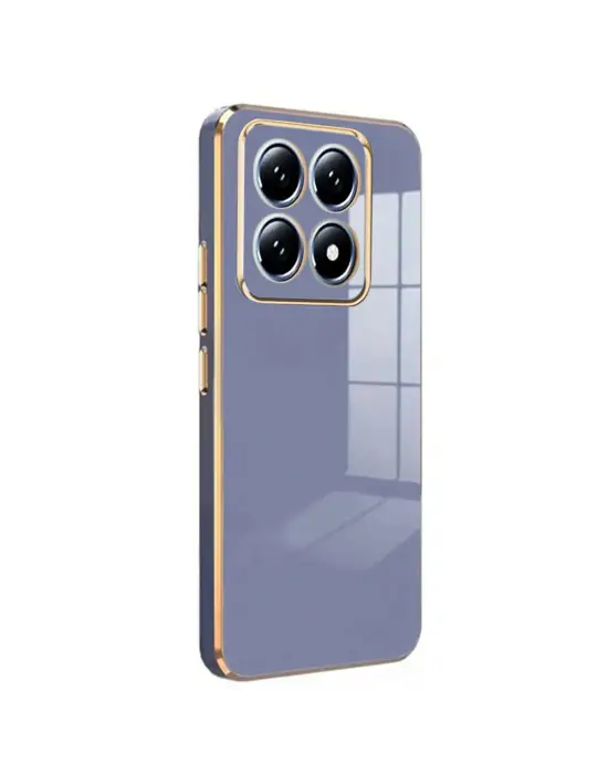 Xiaomi Mi 14t Pro Volet Silikon - Mavi
