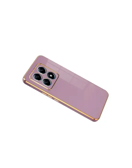 Xiaomi Mi 14t Pro Volet Silikon - Mor