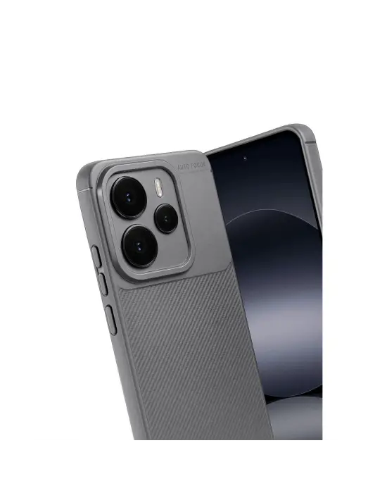 Xiaomi Note 14 5g Auto Focus Karbon Kapak - Gri