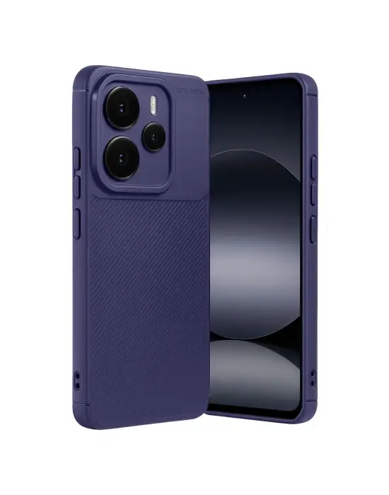 Xiaomi Note 14 5g Auto Focus Karbon Kapak - Lacivert