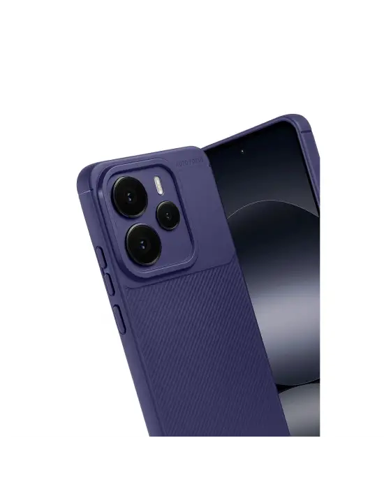 Xiaomi Note 14 5g Auto Focus Karbon Kapak - Lacivert