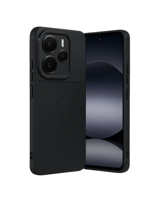 Xiaomi Note 14 5g Auto Focus Karbon Kapak - Siyah