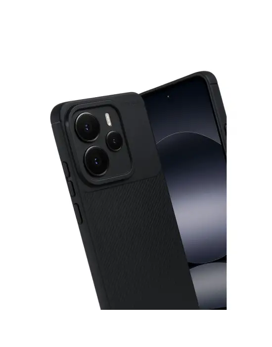 Xiaomi Note 14 5g Auto Focus Karbon Kapak - Siyah