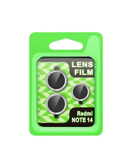 Xiaomi Note 14 5g Raze Metal Kamera Lens - Gümüş