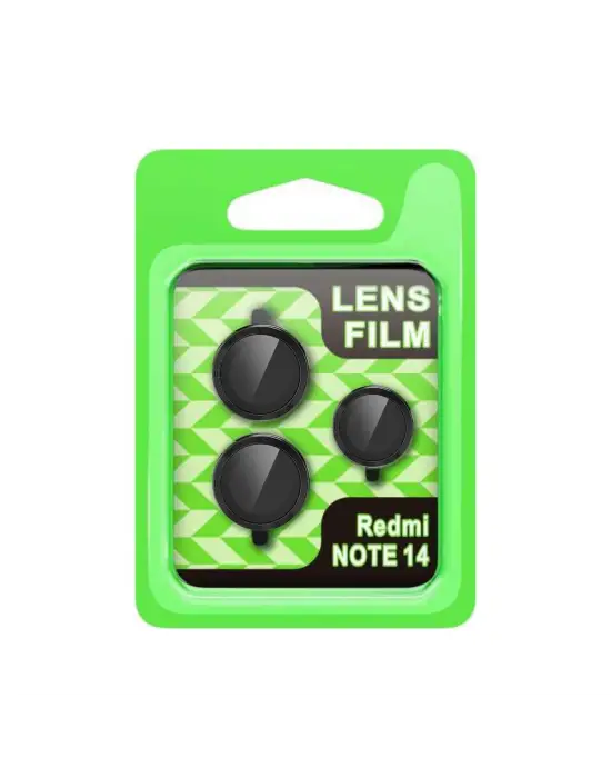 Xiaomi Note 14 5g Raze Metal Kamera Lens - Siyah