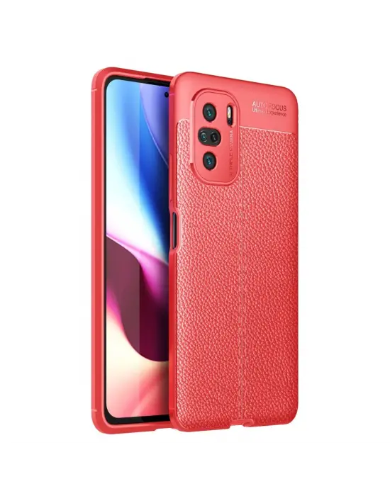 Xiaomi Poco F3 Kılıf Auto Focus Kapak - Kırmızı