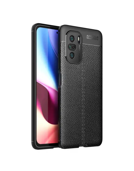Xiaomi Poco F3 Kılıf Auto Focus Kapak - Siyah