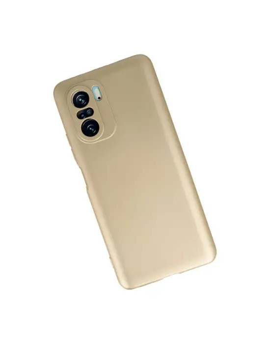 Xiaomi Poco F3 Kılıf First Silikon - Gold
