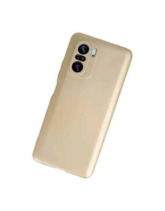 Xiaomi Poco F3 Kılıf First Silikon - Gold