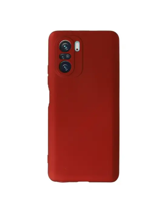 Xiaomi Poco F3 Kılıf First Silikon - Kırmızı