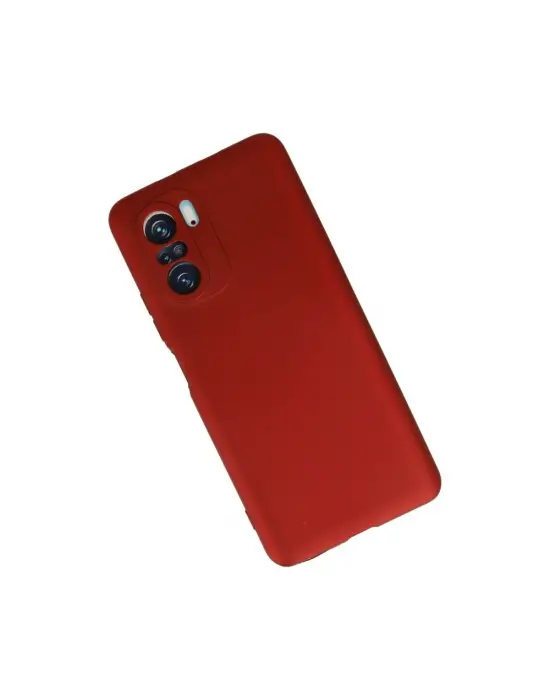 Xiaomi Poco F3 Kılıf First Silikon - Kırmızı