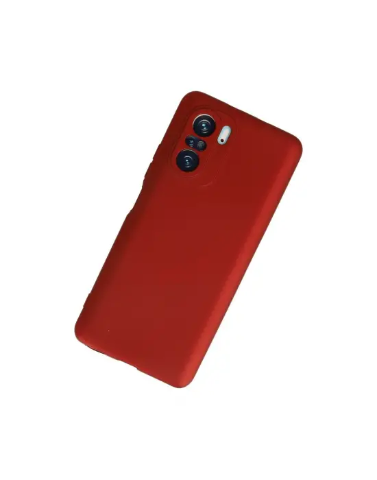Xiaomi Poco F3 Kılıf First Silikon - Kırmızı