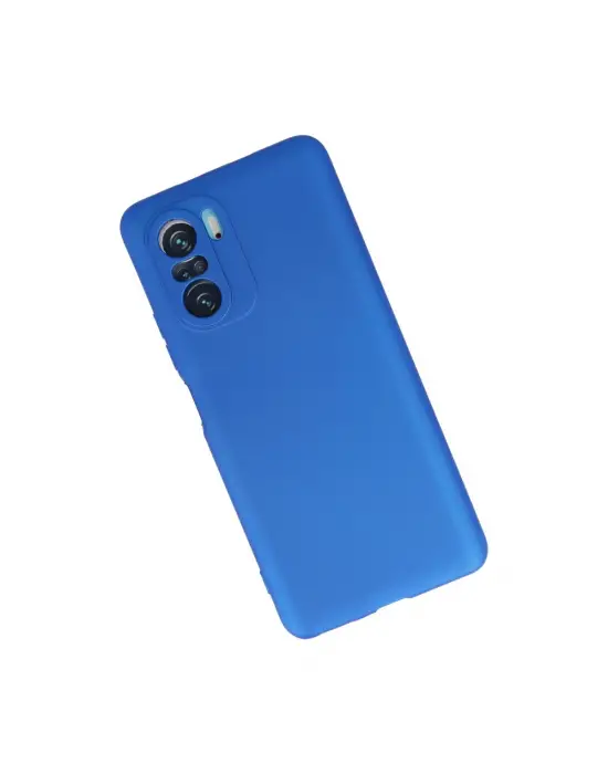 Xiaomi Poco F3 Kılıf First Silikon - Mavi