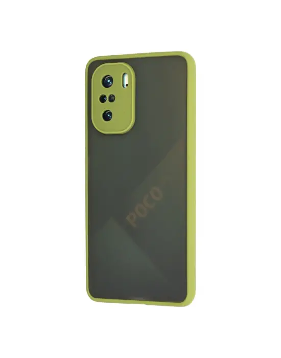 Xiaomi Poco F3 Kılıf Montreal Silikon Kapak - Açık Yeşil