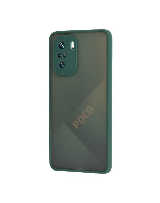 Xiaomi Poco F3 Kılıf Montreal Silikon Kapak - Yeşil