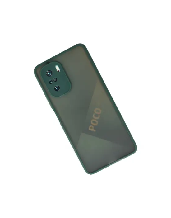 Xiaomi Poco F3 Kılıf Montreal Silikon Kapak - Yeşil