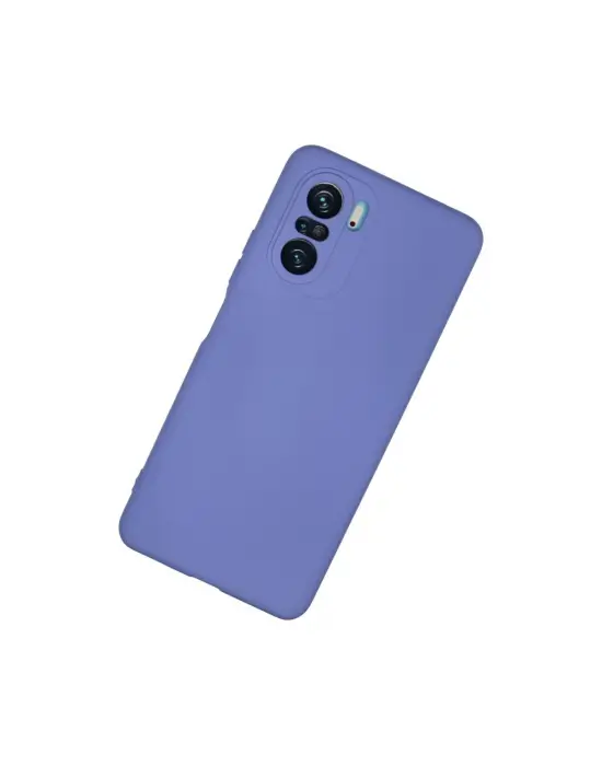 Xiaomi Poco F3 Kılıf Nano İçi Kadife Silikon - Lila