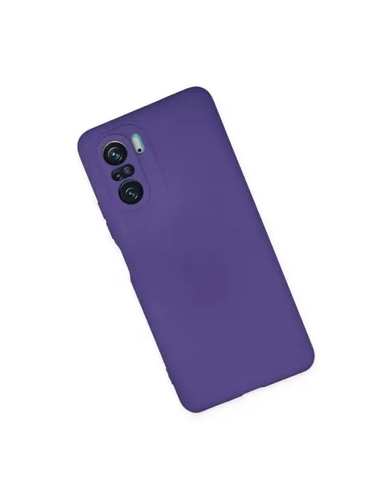 Xiaomi Poco F3 Kılıf Nano İçi Kadife Silikon - Mor