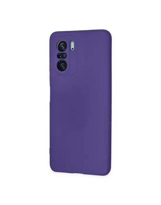 Xiaomi Poco F3 Kılıf Nano İçi Kadife Silikon - Mor