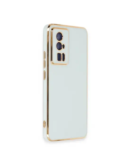 Xiaomi Poco F5 Pro Kılıf Volet Silikon - Açık Yeşil