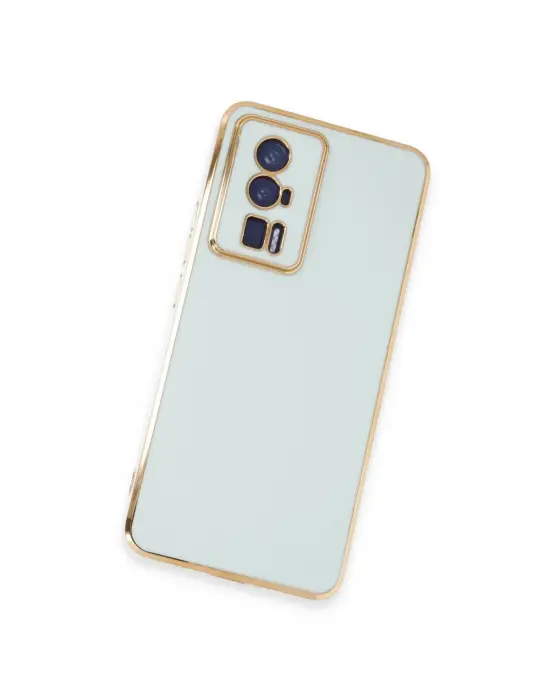 Xiaomi Poco F5 Pro Kılıf Volet Silikon - Açık Yeşil