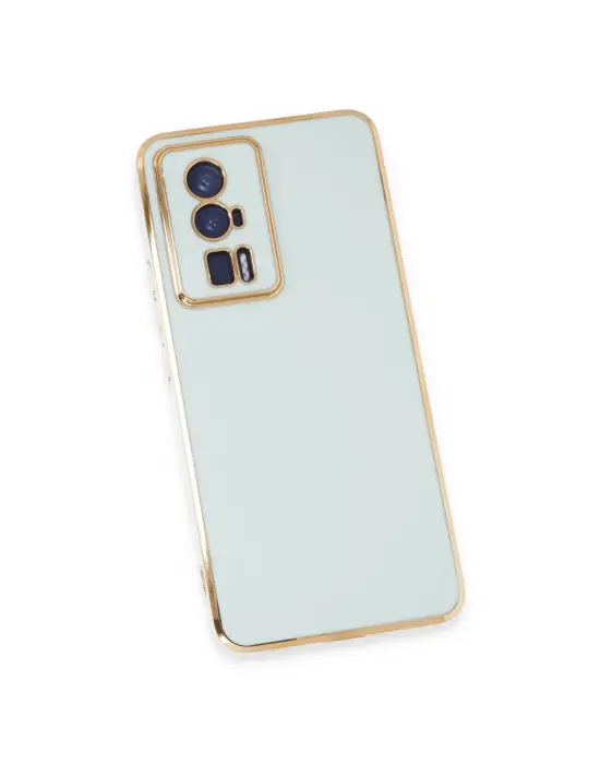 Xiaomi Poco F5 Pro Kılıf Volet Silikon - Açık Yeşil