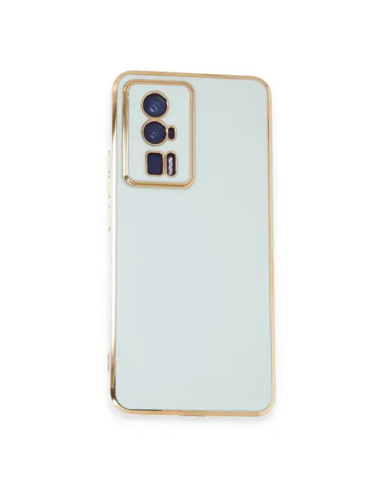 Xiaomi Poco F5 Pro Kılıf Volet Silikon - Açık Yeşil
