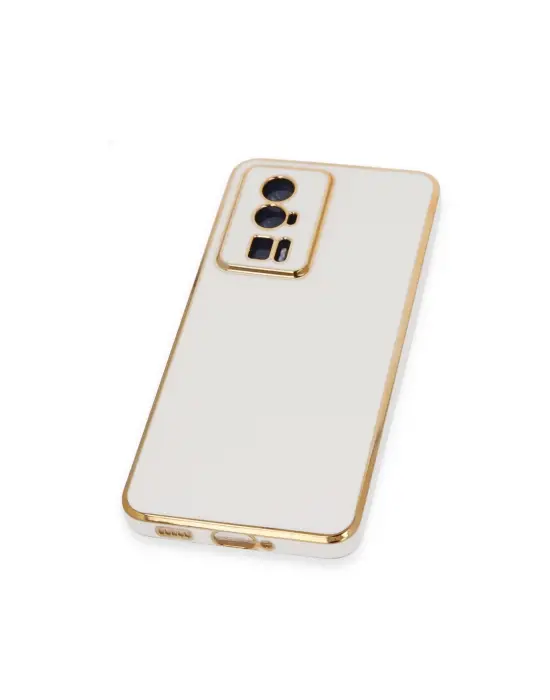 Xiaomi Poco F5 Pro Kılıf Volet Silikon - Beyaz
