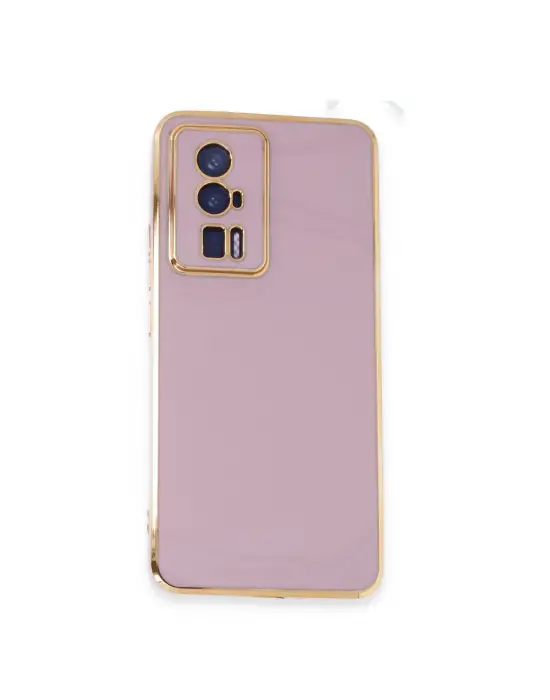 Xiaomi Poco F5 Pro Kılıf Volet Silikon - Mor