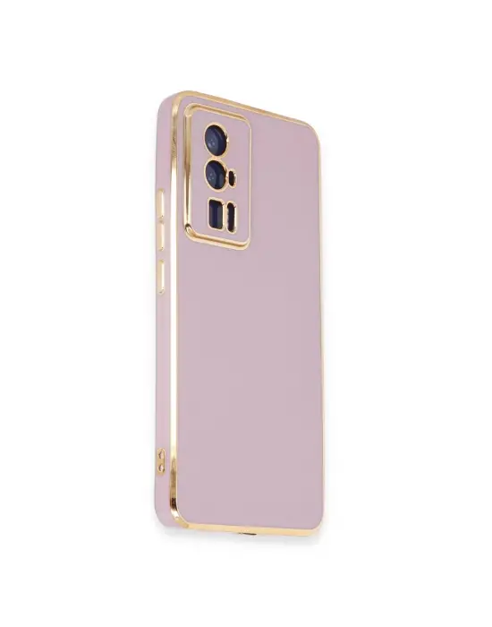 Xiaomi Poco F5 Pro Kılıf Volet Silikon - Mor