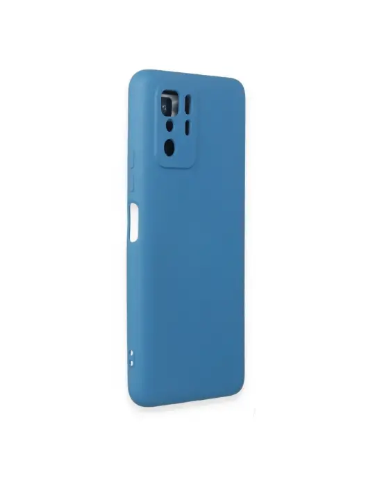 Xiaomi Poco X3 Gt Kılıf Nano İçi Kadife Silikon - Mavi