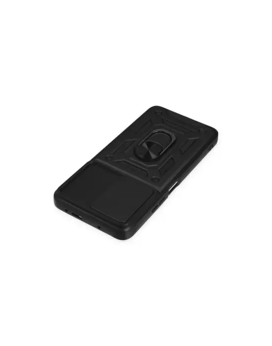 Xiaomi Poco X3 Gt Kılıf Pars Lens Yüzüklü Silikon - Siyah
