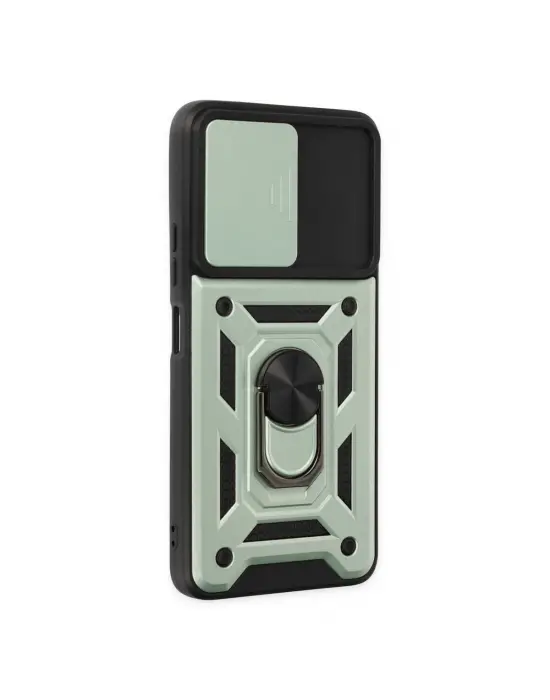 Xiaomi Poco X3 Gt Kılıf Pars Lens Yüzüklü Silikon - Yeşil