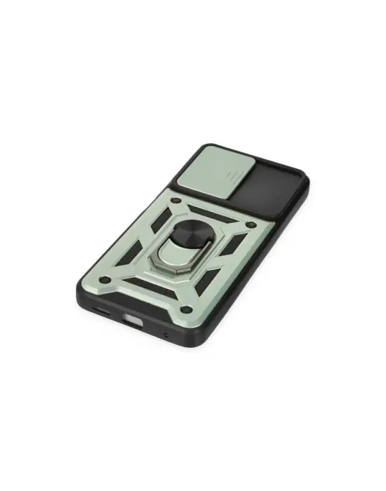 Xiaomi Poco X3 Gt Kılıf Pars Lens Yüzüklü Silikon - Yeşil