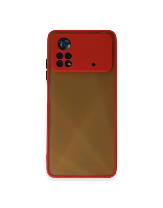 Xiaomi Poco X4 Pro 5g Kılıf Montreal Silikon Kapak - Kırmızı