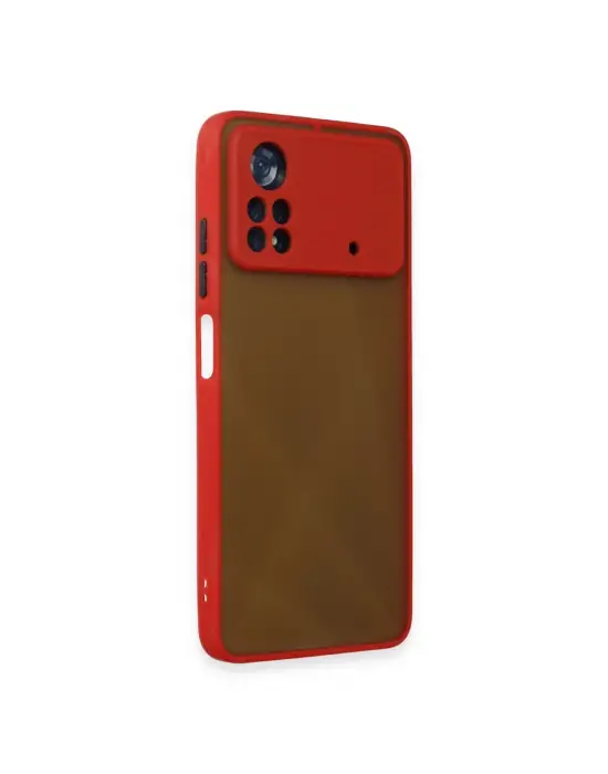 Xiaomi Poco X4 Pro 5g Kılıf Montreal Silikon Kapak - Kırmızı