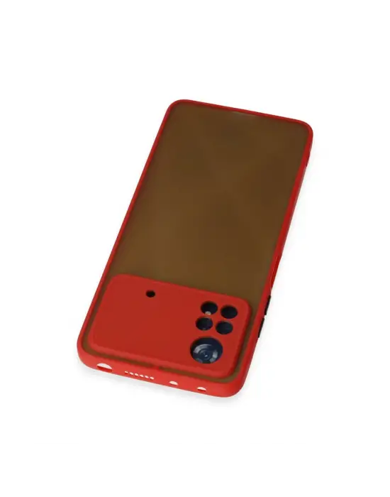 Xiaomi Poco X4 Pro 5g Kılıf Montreal Silikon Kapak - Kırmızı