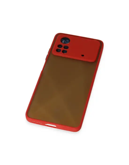 Xiaomi Poco X4 Pro 5g Kılıf Montreal Silikon Kapak - Kırmızı