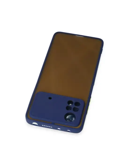 Xiaomi Poco X4 Pro 5g Kılıf Montreal Silikon Kapak - Lacivert