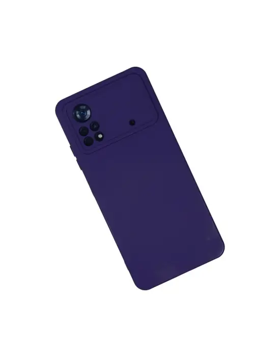 Xiaomi Poco X4 Pro 5g Kılıf Nano İçi Kadife Silikon - Mor