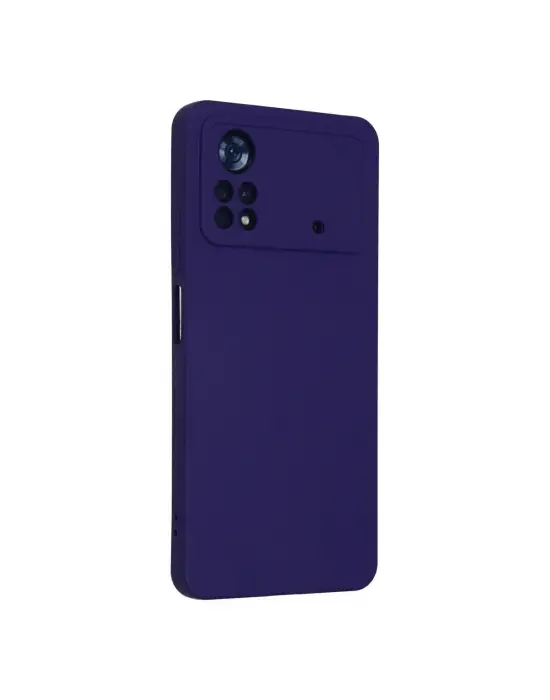 Xiaomi Poco X4 Pro 5g Kılıf Nano İçi Kadife Silikon - Mor
