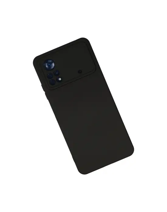 Xiaomi Poco X4 Pro 5g Kılıf Nano İçi Kadife Silikon - Siyah