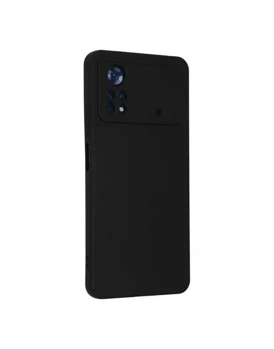 Xiaomi Poco X4 Pro 5g Kılıf Nano İçi Kadife Silikon - Siyah