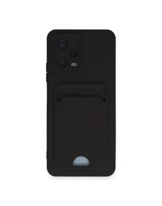 Xiaomi Poco X5 5g Kılıf Kelvin Kartvizitli Silikon - Siyah